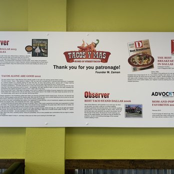 Tacos Y Mas - Hurst - Acknowledgements - Tacos Near Me - Hurst, Texas Tacos Y Mas - Hurst - Acknowledgements - Tacos Near Me - Hurst, Texas