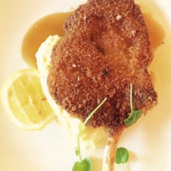 Veal cutlet Milanese, $38