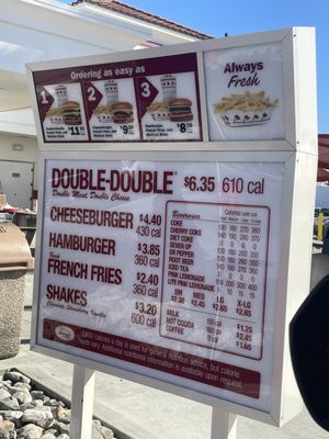 Menu photo 4 In-N-Out Burger Torrance, CA