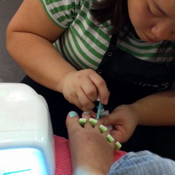 Tips & Toes Nail Salon & Spa - Hana being super detail oriented. - Nail Salons Near Me - Redmond, Washington Tips & Toes Nail Salon & Spa - Hana being super detail oriented. - Nail Salons Near Me - Redmond, Washington