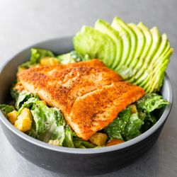 Jet's American Grill & Bar - Salmon Caesar Salad