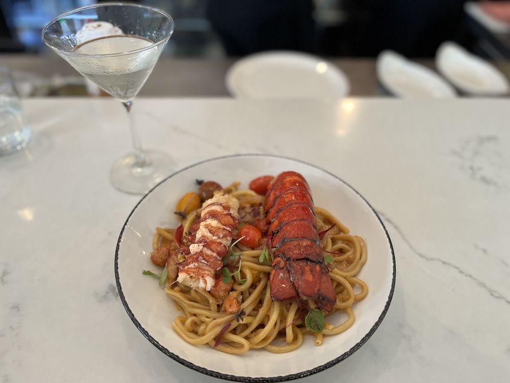 Lobster Bucatini, Hendrix Martini Yelp