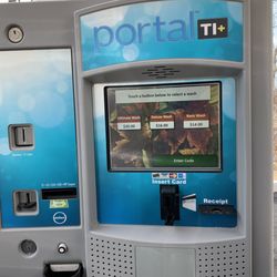 Shell - Can pre pay at pump and enter code here for wash.