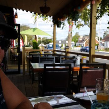 Basil Leaf Grill - The outdoor seating is really nice, clean, and tables are spaced nicely apart - Thai Near Me - Baldwin, New York
