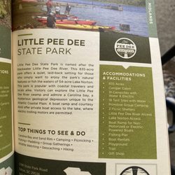Little Pee Dee State Park - Information from The Official Guide to SC State Parks.