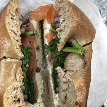 5 Borough Bagels - Lox sandwich on whole wheat. - Coffee & Tea Near Me - Clive, Iowa 5 Borough Bagels - Lox sandwich on whole wheat. - Coffee & Tea Near Me - Clive, Iowa