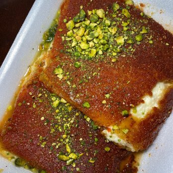 Al-Sham Sweets - Knafeh (soft) - Desserts Near Me - Astoria, New York Al-Sham Sweets - Knafeh (soft) - Desserts Near Me - Astoria, New York