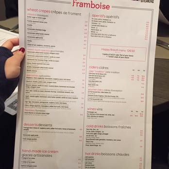Framboise - Menu - Creperies Near Me - Paris, 75 Framboise - Menu - Creperies Near Me - Paris, 75