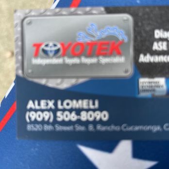 Toyotek - Auto Repair Near Me - Rancho Cucamonga, California Toyotek - Auto Repair Near Me - Rancho Cucamonga, California