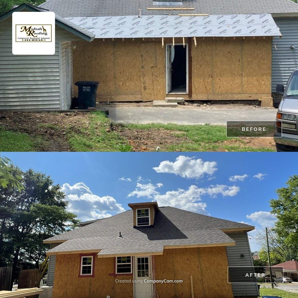 Slide of Midian Roofing