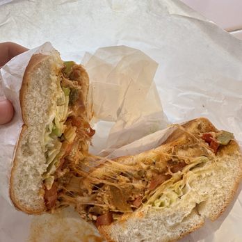 New York's Chopped Cheese - Chopped chicken - Delis Near Me - Los Angeles, California New York's Chopped Cheese - Chopped chicken - Delis Near Me - Los Angeles, California