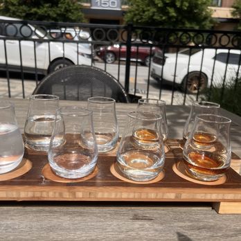 Antidote - Gin and whiskey flights. Oops, forgot to take a pic before tasting the 1st one. - Cocktail Bars Near Me - Asheville, North Carolina Antidote - Gin and whiskey flights. Oops, forgot to take a pic before tasting the 1st one. - Cocktail Bars Near Me - Asheville, North Carolina