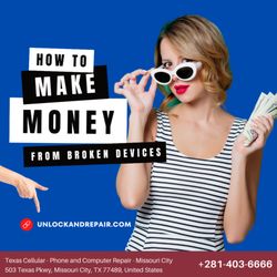 Texas Cellular - Wanna know how to make money from your broken phones, laptops and tablets?
Visit unlockandrepair.com!