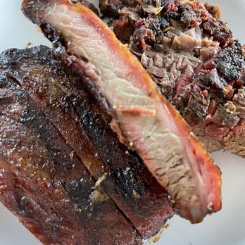 Canyons Barbeque - Fall of the bone ribs and tender brisket. - Barbeque Near Me - Castro Valley, California