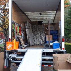 Vancouver Home Movers - Unloading a residential move in Lynn Valley, North Vancouver B.C.