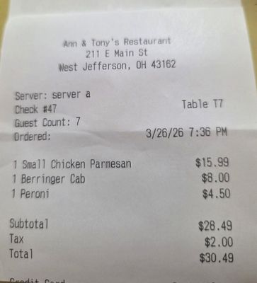 Ann & Tony's by null