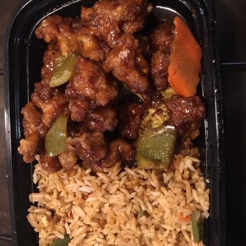 Golden Pot - General Tso Chicken combination. Comes with your choice of rice and side. - Chinese Near Me - Jacksonville, North Carolina Golden Pot - General Tso Chicken combination. Comes with your choice of rice and side. - Chinese Near Me - Jacksonville, North Carolina
