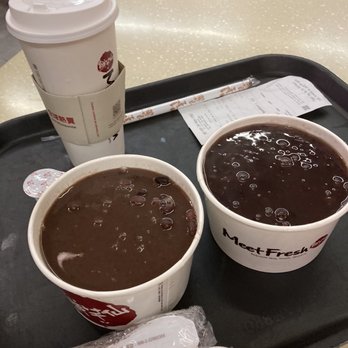 Meet Fresh - Purple Rice Soup #2, Hot Red Bean Soup #2 Neither came with all the toppings listed on the menu - Desserts Near Me - San Mateo, California Meet Fresh - Purple Rice Soup #2, Hot Red Bean Soup #2 Neither came with all the toppings listed on the menu - Desserts Near Me - San Mateo, California