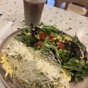 Fika Fika Coffee - Egg salad toast with arugula salad - Coffee & Tea Near Me - Temple City, California
