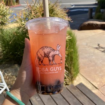 Boba Guys - Strawberry fresca - Bubble Tea Near Me - Costa Mesa, California Boba Guys - Strawberry fresca - Bubble Tea Near Me - Costa Mesa, California