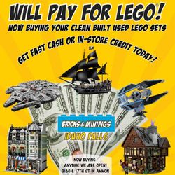 Bricks & Minifigs Idaho Falls - We buy all things Lego!