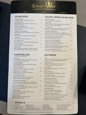 Menu photo 2 CraftWay Kitchen Southlake, TX