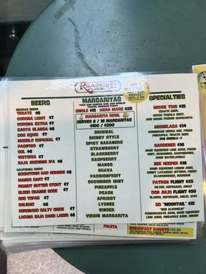 Menu photo 5 Roadside Taco Studio City, CA