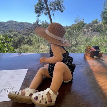 Cafe on 27 - My baby girl checking out the view - Breakfast & Brunch Near Me - Topanga, California