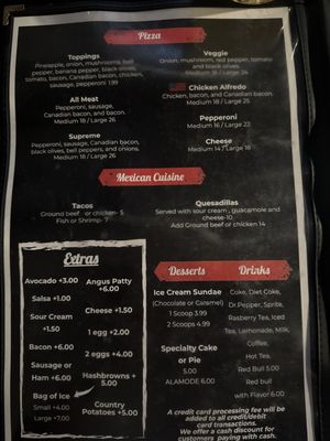 Menu photo 3 Blondies 66 Topock, AZ