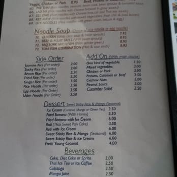 Thai Stick - Menu3 - Thai Near Me - Millbrae, California