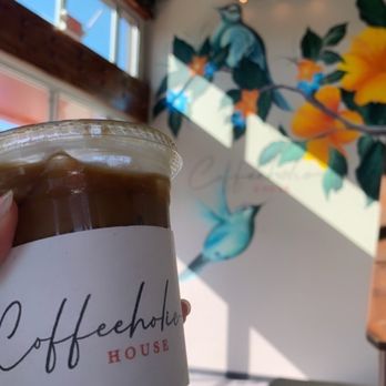 Coffeeholic House - Ube latte - Coffee & Tea Near Me - Seattle, Washington