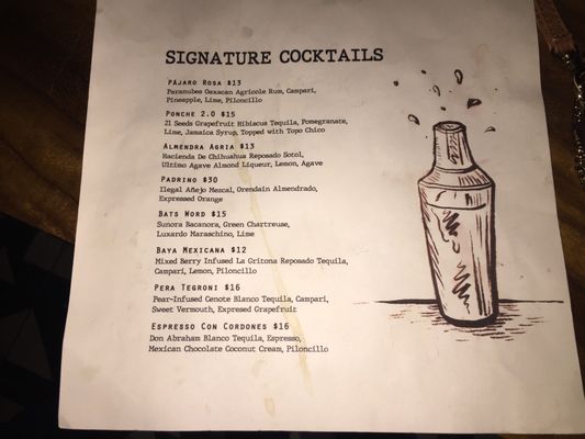 Menu photo 7 Barcoa Agaveria Phoenix, AZ