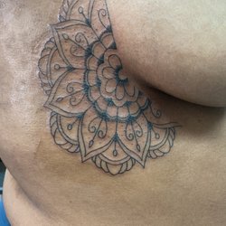 Endless Ink Tattooing - Rib/ side boob tattoo done by Ashley
