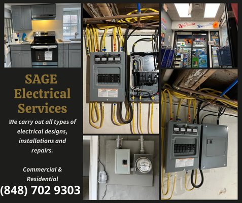 Full Electrician Residential & Commercial - Sage Electrical Service means choosing excellence, reliability, and peace of mind for all your electrical needs. With a skilled team of professionals brings a wealth of knowledge to every project. Your safety is our priority. We adhere to the highest safety standards to insure that every job is completed with the upmost care and precaution. We also understand the importance of deadlines. Count on us to complete projects on time and with budget, without compromising on quality. We tailor our services to meet your specific needs. Wether it's a residential repair or a commercial installation, we provide customized solutions for every client. We get that quality doesn't have to break the bank. We offer competitive pricing without compromising the quality of our work. Our friendly and responsive team is always here to answer your questions and address your concerns. We believe in open communication and transparency. Full Electrician Residential & Commercial - Sage Electrical Service means choosing excellence, reliability, and peace of mind for all your electrical needs. With a skilled team of professionals brings a wealth of knowledge to every project. Your safety is our priority. We adhere to the highest safety standards to insure that every job is completed with the upmost care and precaution. We also understand the importance of deadlines. Count on us to complete projects on time and with budget, without compromising on quality. We tailor our services to meet your specific needs. Wether it's a residential repair or a commercial installation, we provide customized solutions for every client. We get that quality doesn't have to break the bank. We offer competitive pricing without compromising the quality of our work. Our friendly and responsive team is always here to answer your questions and address your concerns. We believe in open communication and transparency.