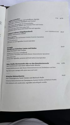 Menu photo 2 Wirtshaus Taube Luzern, LU Menu photo 2 Wirtshaus Taube Luzern, LU