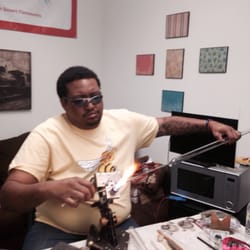 Rashawn Jones master blower.  Owner, founder, teacher, and old friend