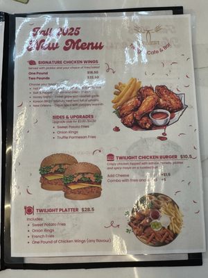 Menu photo 1 Twilight Cafe - Midtown Toronto, ON Menu photo 1 Twilight Cafe - Midtown Toronto, ON