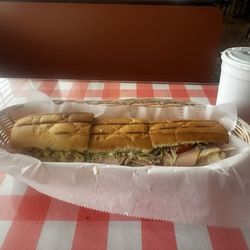 Super Sub on soft bread