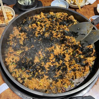 Doraon 1.5 Dak Galbi - Fried rice with seaweed - Korean Near Me - Flushing, New York