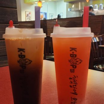 K-Bop Korean Kitchen - Tai tea Boba and Strawberry Mango fruit tea - Korean Near Me - Jacksonville, Florida K-Bop Korean Kitchen - Tai tea Boba and Strawberry Mango fruit tea - Korean Near Me - Jacksonville, Florida