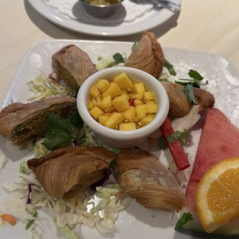 Zabb Thai Cuisine - Curry Puff (Thai Samosa) - Thai Near Me - Newport Beach, California Zabb Thai Cuisine - Curry Puff (Thai Samosa) - Thai Near Me - Newport Beach, California