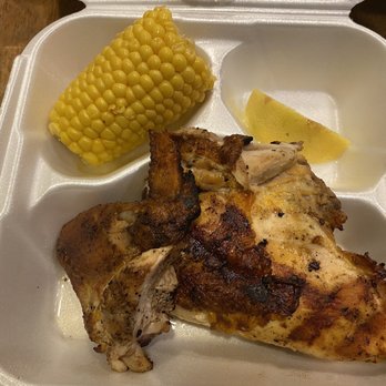 Rico’s Pollos Puebla - Regular chicken (breast and wing) w corn on the cob - Chicken Shop Near Me - Arcadia, California Rico’s Pollos Puebla - Regular chicken (breast and wing) w corn on the cob - Chicken Shop Near Me - Arcadia, California