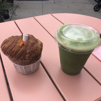 Holy Matcha - Matcha with lavender. Not sure if the pastry...sorry! It was so good! - Tea Rooms Near Me - San Diego, California Holy Matcha - Matcha with lavender. Not sure if the pastry...sorry! It was so good! - Tea Rooms Near Me - San Diego, California