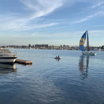 Eve's Waterfront - The peaceful view from our table. - Venues & Event Spaces Near Me - Oakland, California