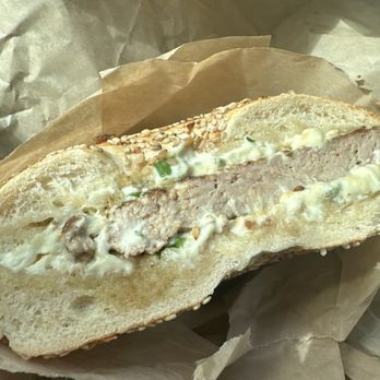 Bageletto - Not much cream cheese but cost $3 - Bagels Near Me - San Francisco, California Bageletto - Not much cream cheese but cost $3 - Bagels Near Me - San Francisco, California