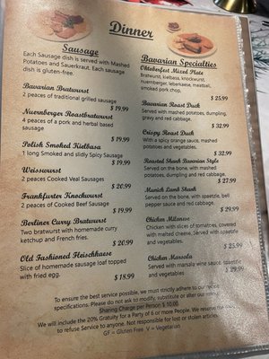 Menu photo 8 Old Heidelberg Fort Lauderdale, FL Menu photo 8 Old Heidelberg Fort Lauderdale, FL