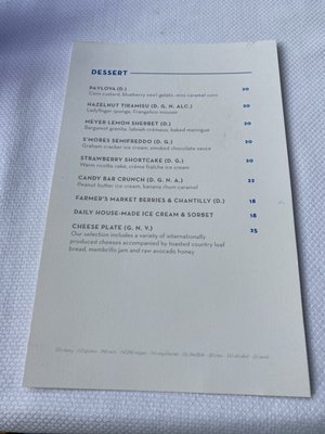 Menu photo 3 The Terrace Beverly Hills, CA