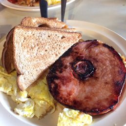 Ham Steak & Eggs