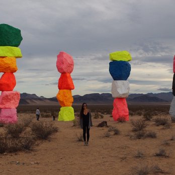 Seven Magic Mountains - 6 of the 7 Magic Mountains - Public Art Near Me - Las Vegas, Nevada Seven Magic Mountains - 6 of the 7 Magic Mountains - Public Art Near Me - Las Vegas, Nevada