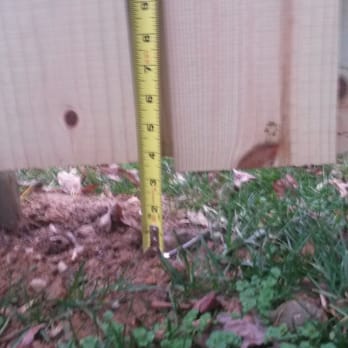 Armor Fence, Deck, & Patio - Nova - Gap at bottom of fence - Fences & Gates Near Me - Manassas, Virginia Armor Fence, Deck, & Patio - Nova - Gap at bottom of fence - Fences & Gates Near Me - Manassas, Virginia